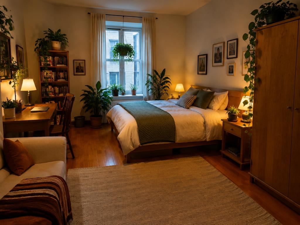 Garden-level private room